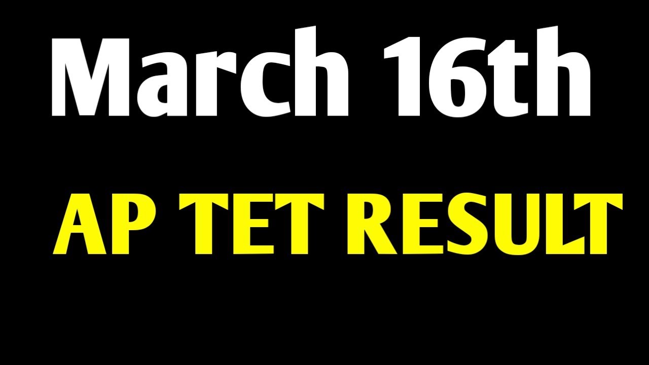 AP TET RESULT