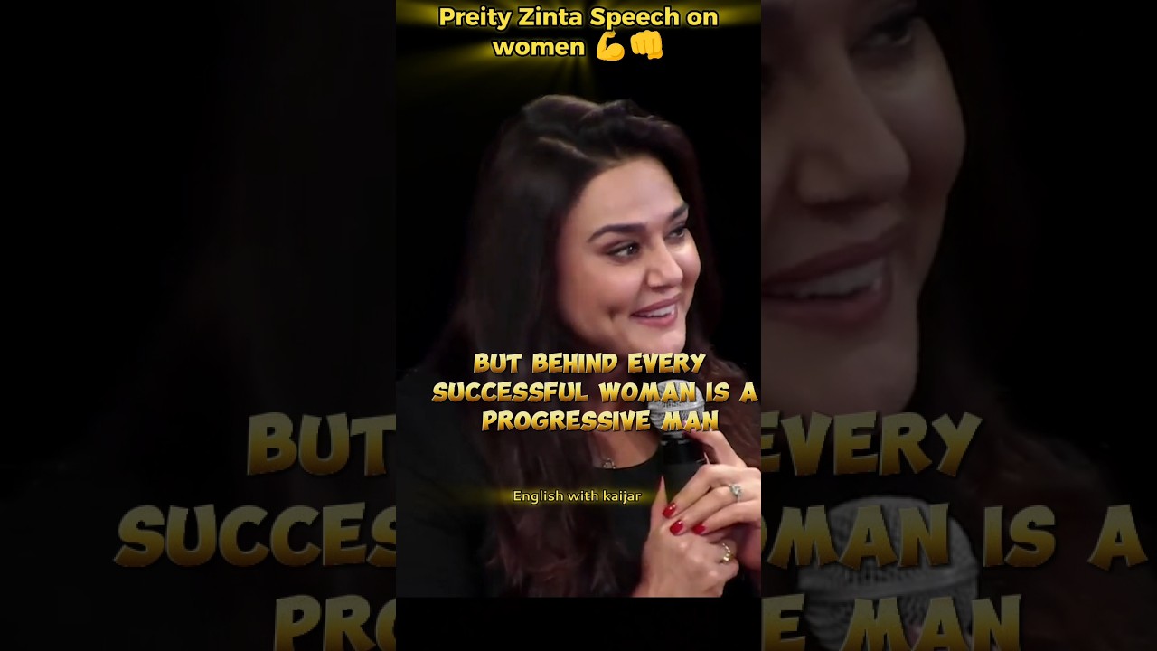 Preity Zinta Speech | English speech | women safety 💪👊 