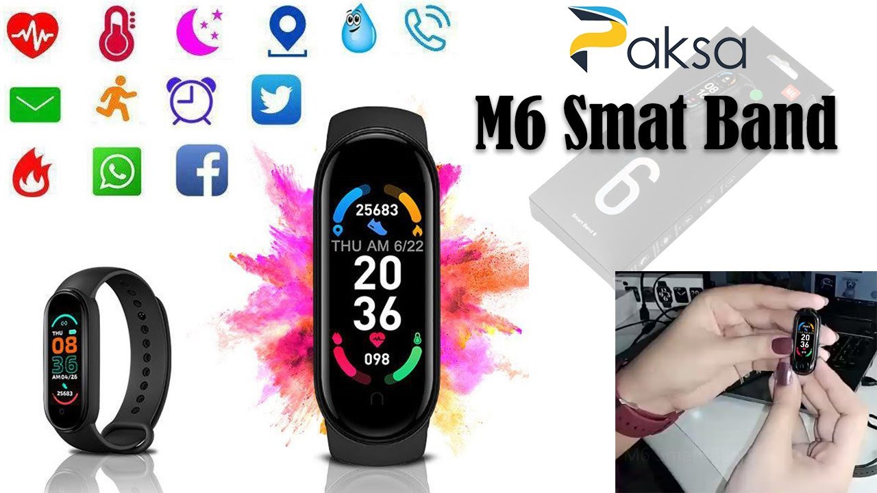 M6 Smart band With Fitpro App Download Unboxing Xiaomi Mi band 6 Clone | M6 Smartband Review