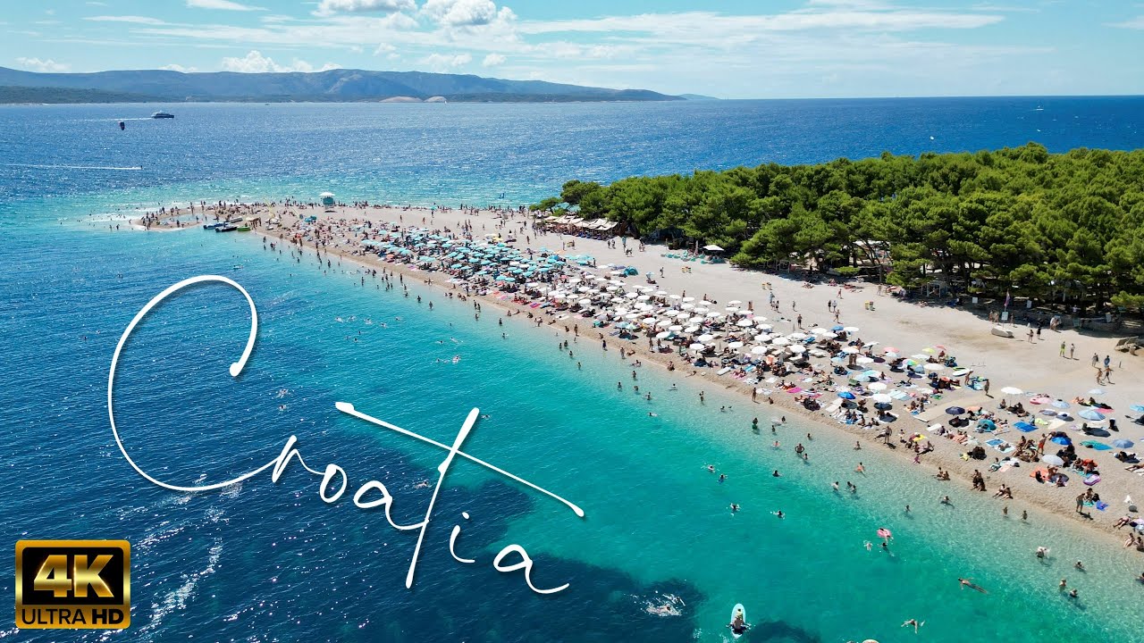 CROATIA IN 4K (Makarska, Dubrovnik, Plitvice, Zlatni Rat, Rovinji, Pula & much more) 🇭🇷 [4K video]