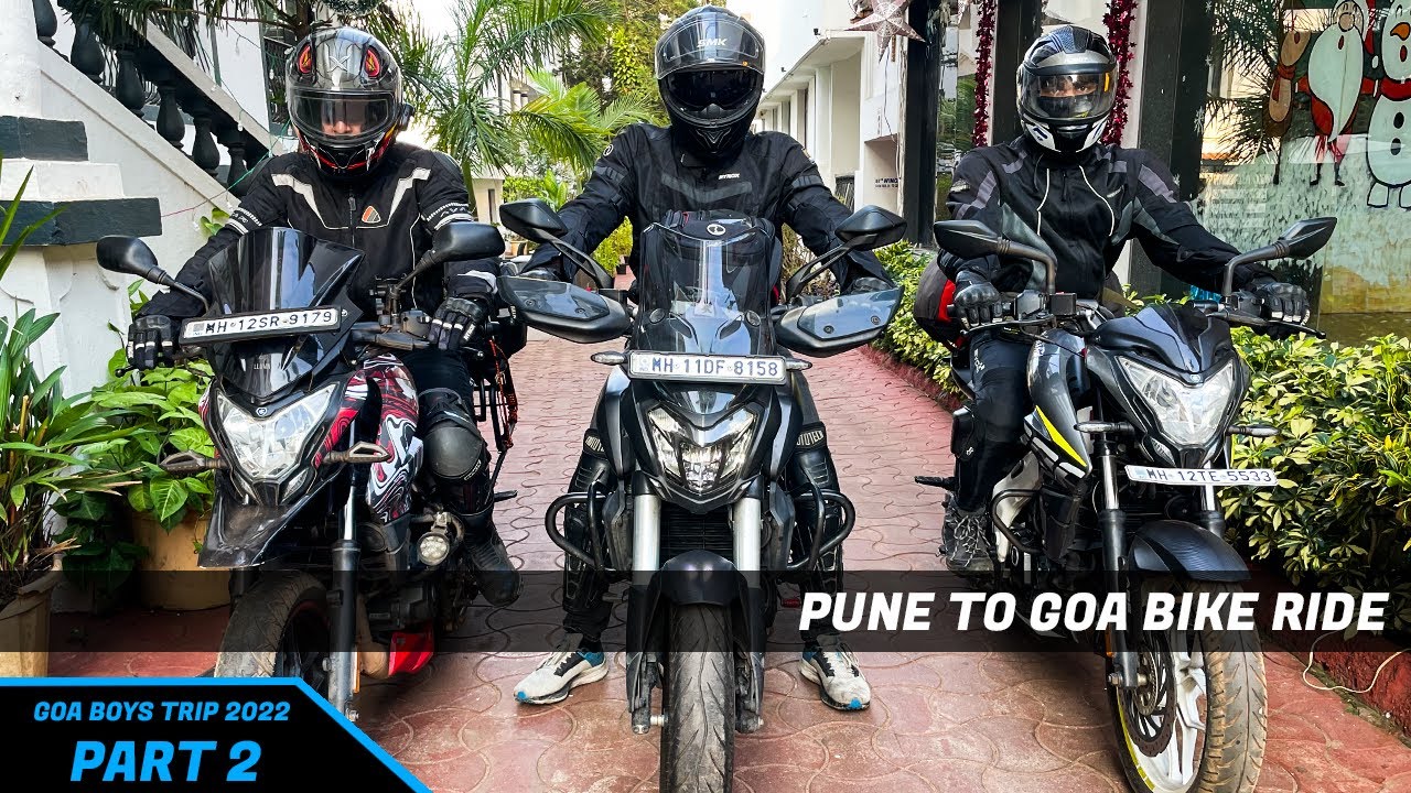 Pune To Goa Motorcycle Ride | Pulsar NS200 | Dominar 400 | Bike Touring | Goa Boys Trip 2022 Part 2