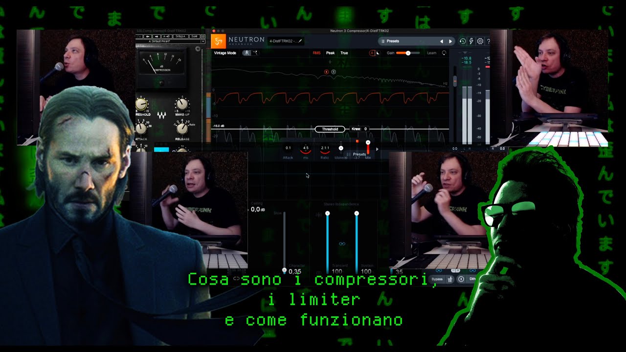 Cosa sono i compressori, i limiter e come funzionano