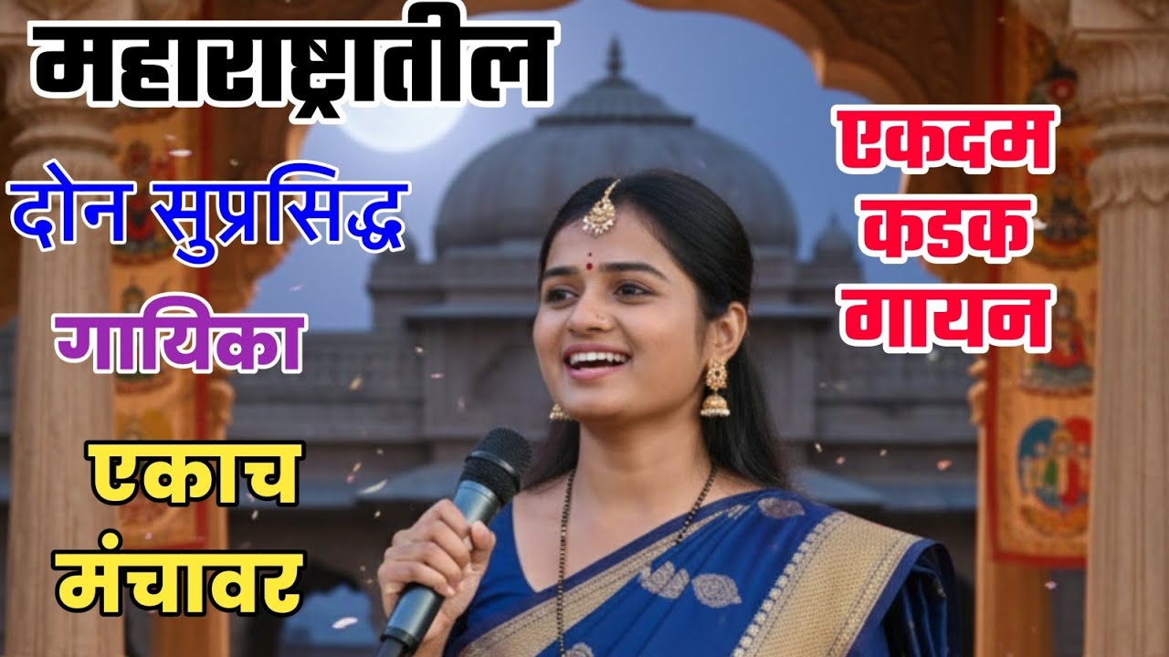 🥰💕🤙महाराष्ट्रातील दोन सुप्रसिद्ध गायिका एका मंचावर 🥰🔥