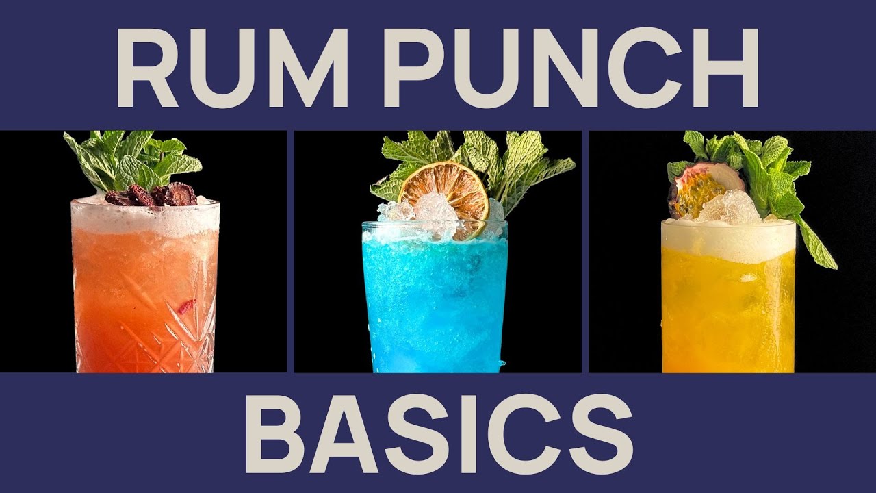 HOW TO MAKE A RUM PUNCH AT HOME - Understanding the Formula and making your own recipes