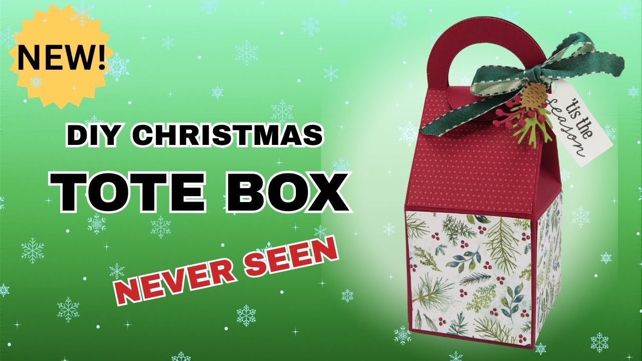 Вы НИКОГДА не видели такой рождественской коробки своими руками! Простой мастер-класс