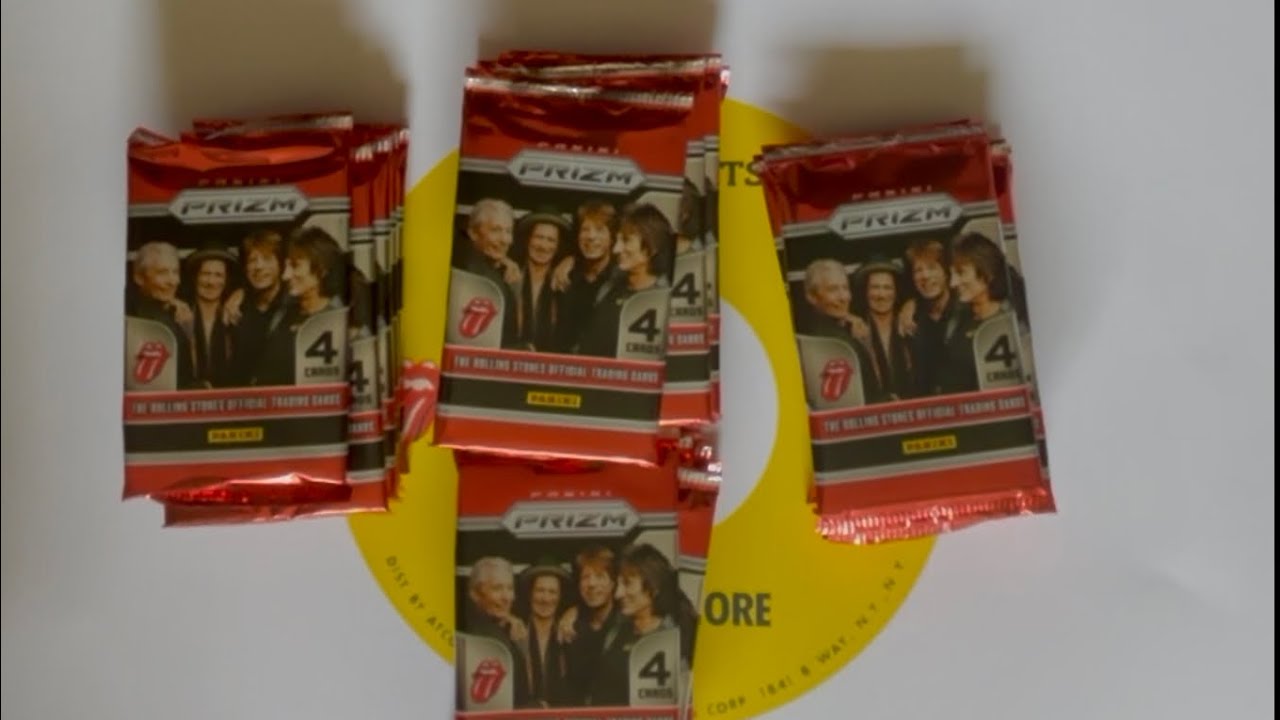 Unboxing latest batch of Rolling Stones Panini Prizm cards 