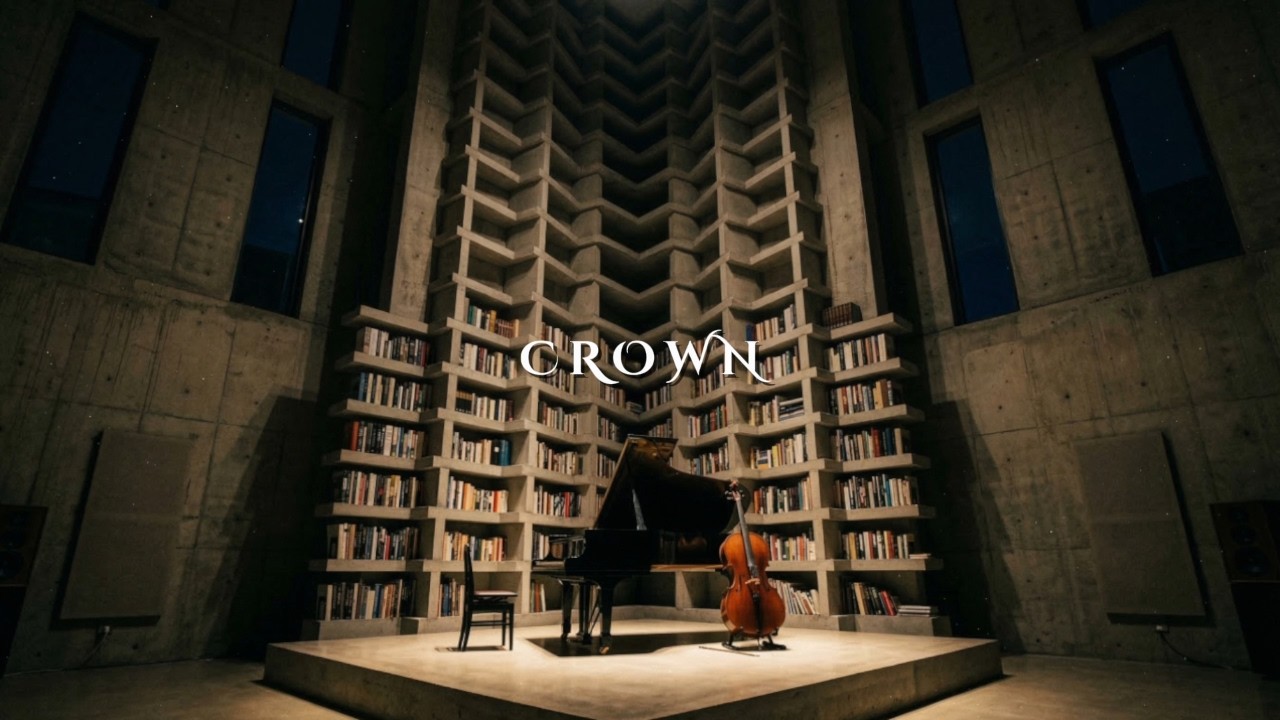 spatial dark cello and piano for scholarly burnout. dark academia.
