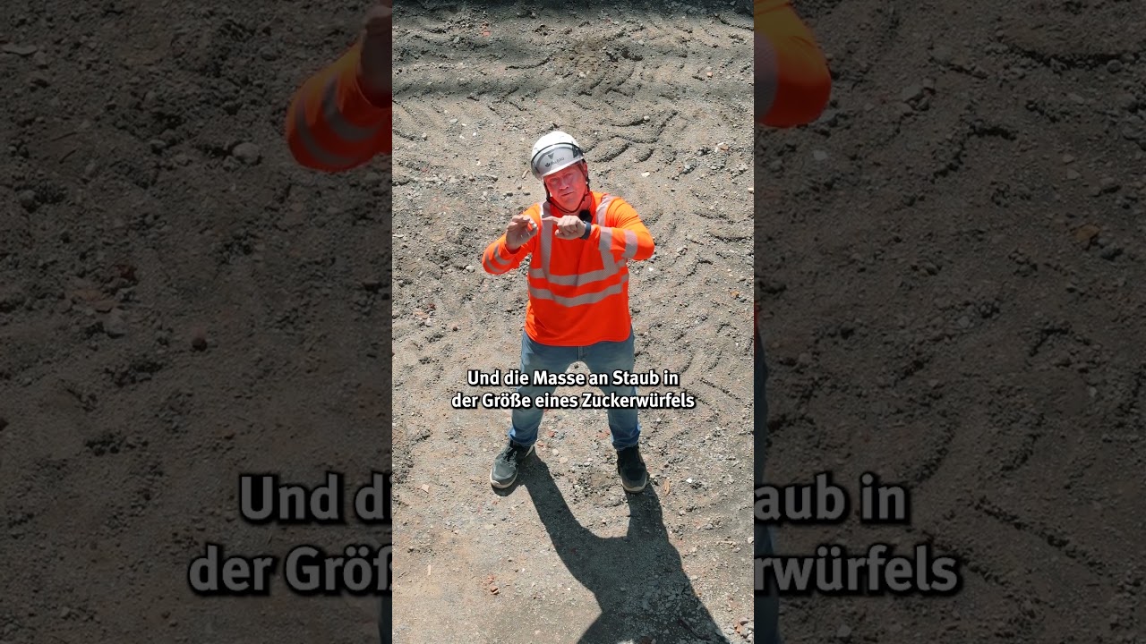 Grenzwert Staub  #staub #arbeitsschutz #baustelle #bau #handwerk #arbeitssicherheit #bgbau