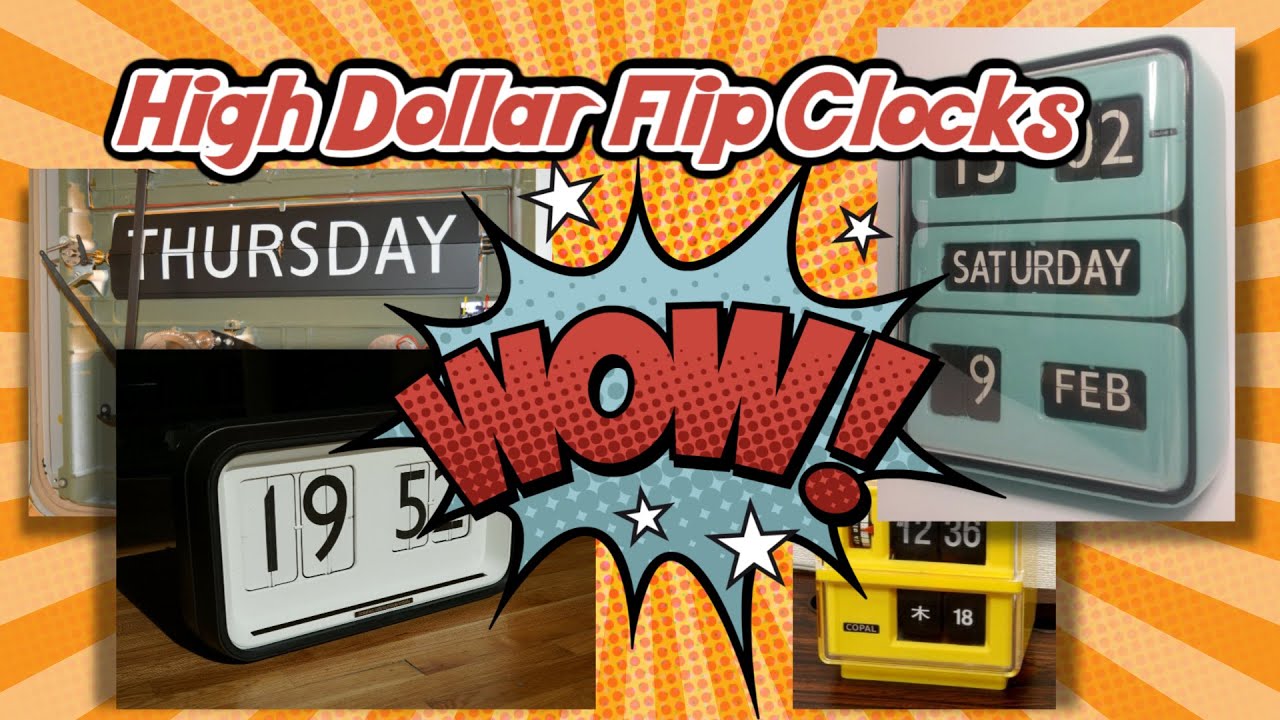 High Dollar Flip Clocks on eBay Today