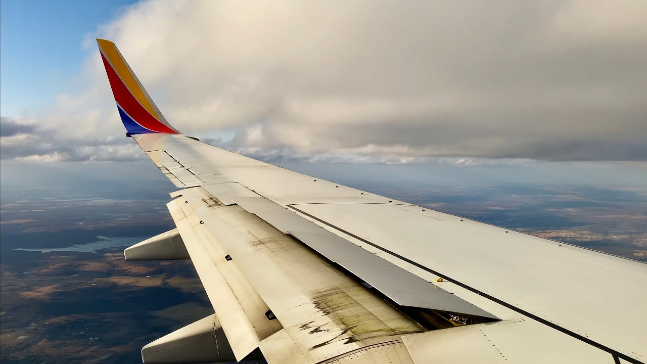 Dirty Wing & Beautiful Clouds – TUL Landing – Southwest – Boeing 737-700 – N746SW – SCS Ep. 528