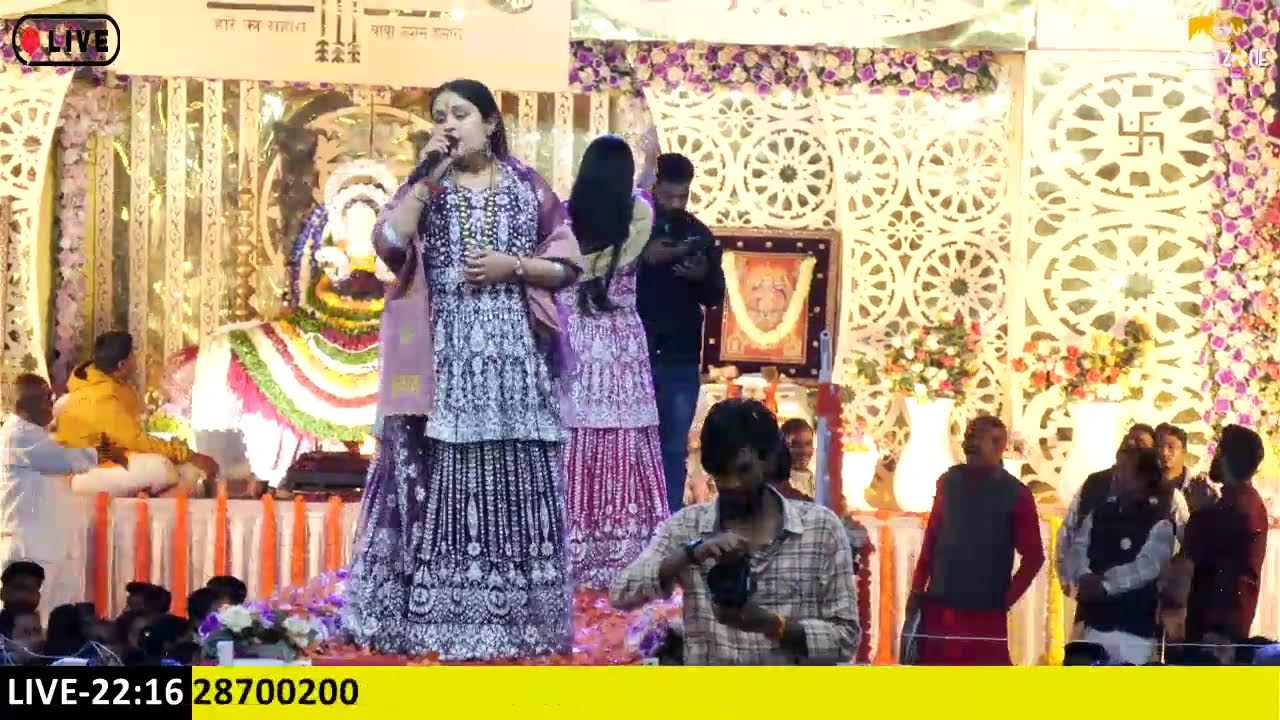 सांवरिया का श्याम से मिलन   भव्य जागरण  कृषि उपज मंडी छबड़ा