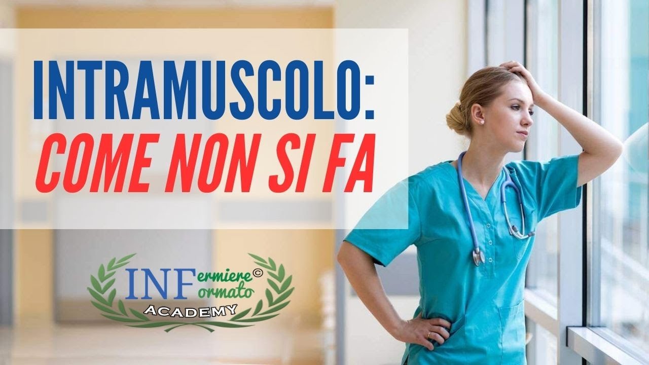 Come non fare un'iniezione intramuscolare!