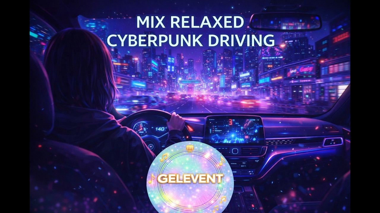 Mix Relaxed Cyberpunk Driving Futuristic Beats for Focused Work & Deep Study