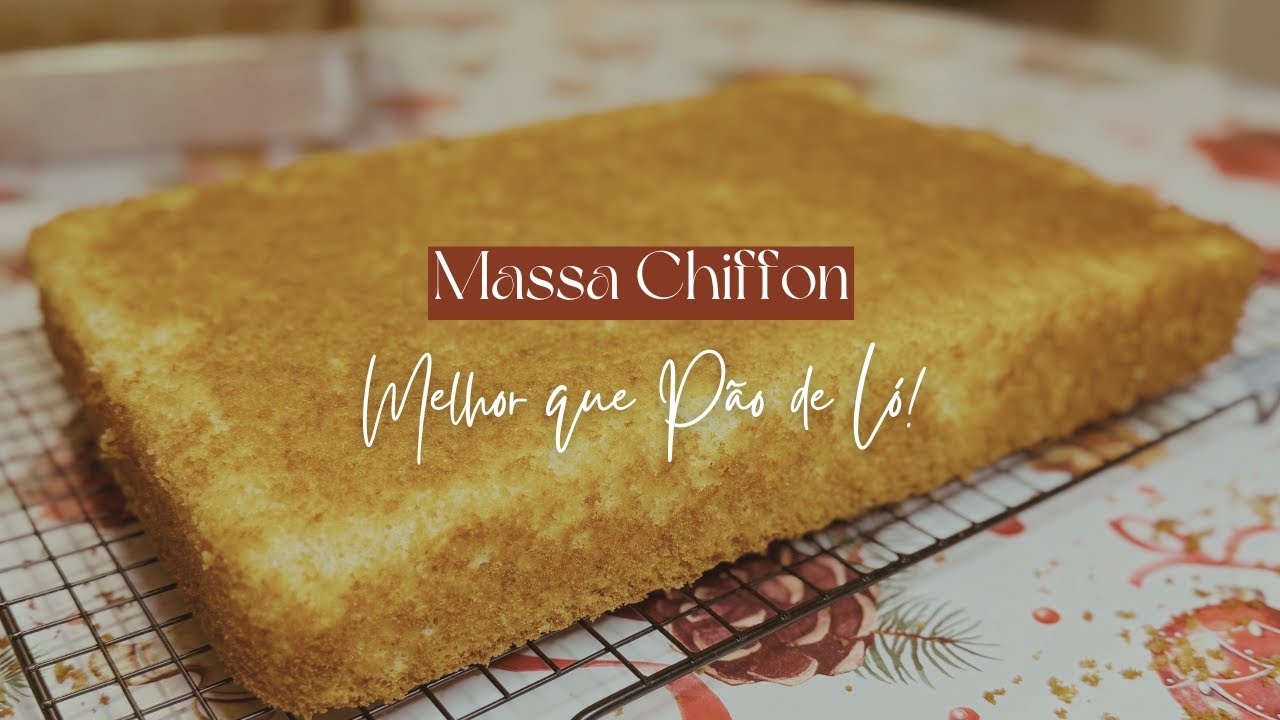 ☁️ Massa Chiffon de Baunilha: A Receita Mais Fofinha e Elástica do Mundo!