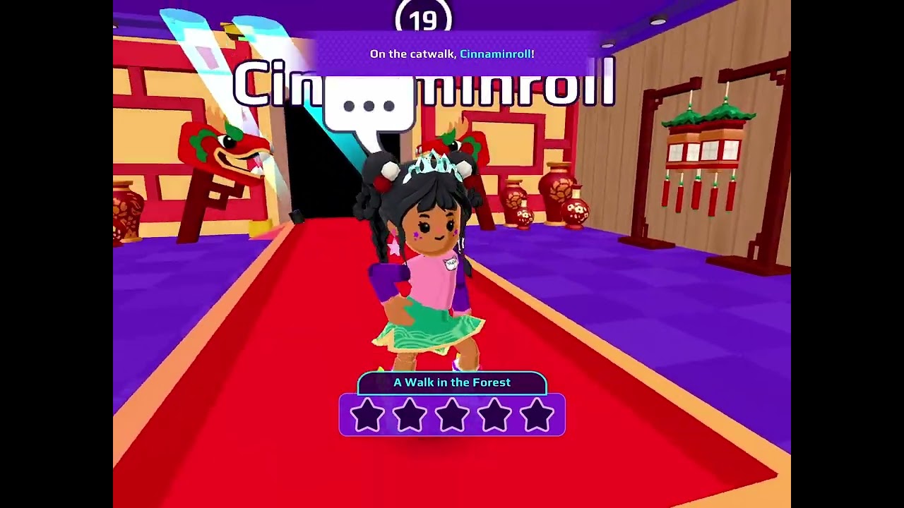 Playing Fashion star in Pkxd 