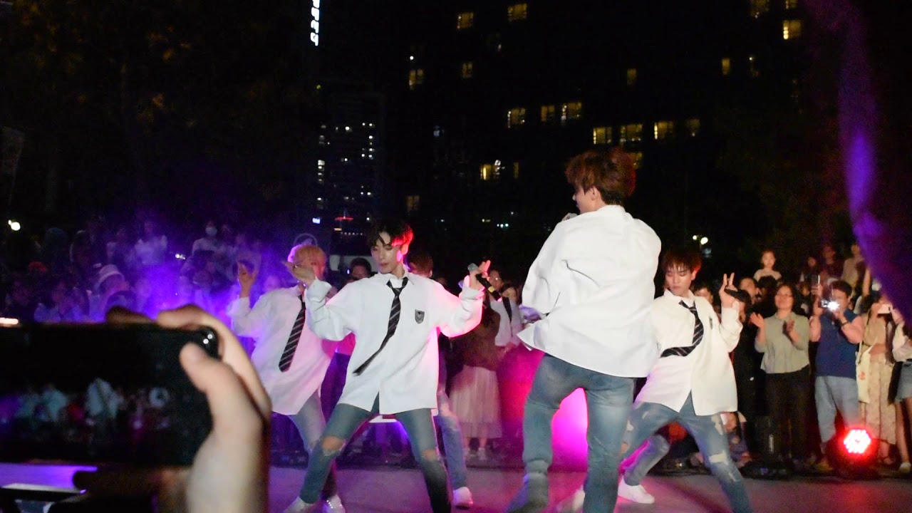 180527 ONEUS (RBW BOYZ) 해운대 버스킹 - 뱅뱅뱅