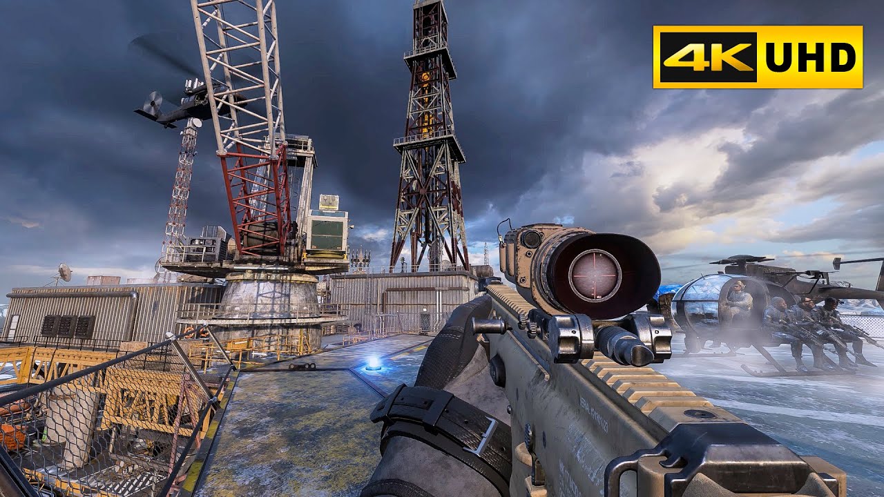 Hostage Rescue | Russian Oil Rig | MW2 | Ultra High Graphics Gameplay [4K 60FPS UHD] Call of Duty