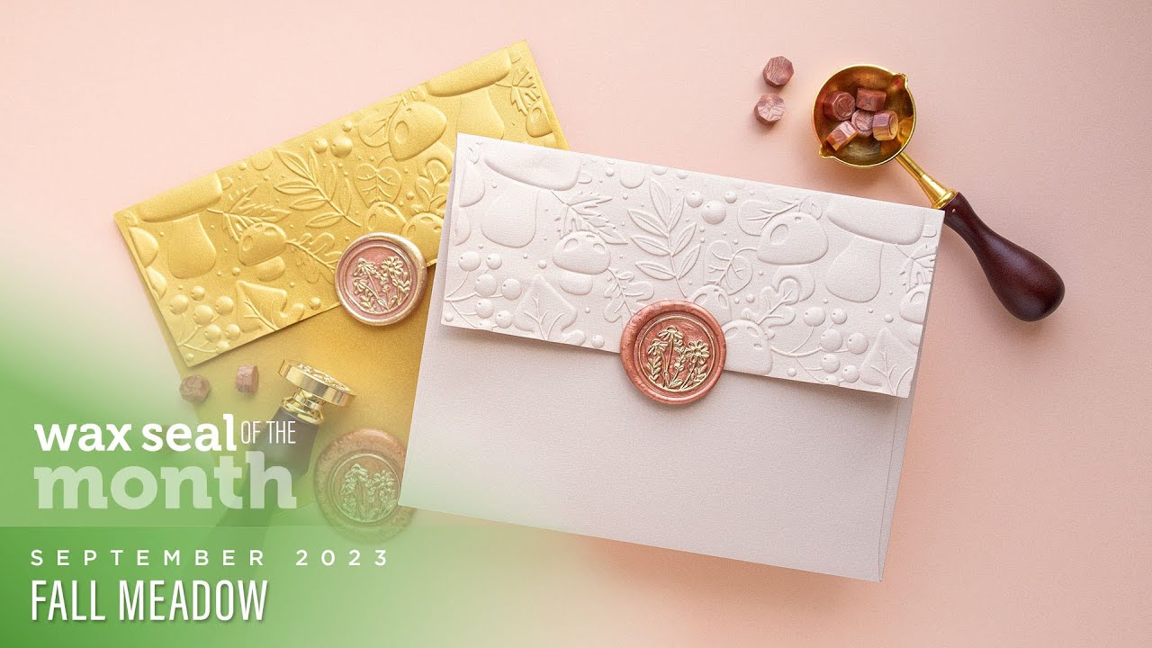 Spellbinders September 2023 Wax Seal of the Month – Fall Meadow