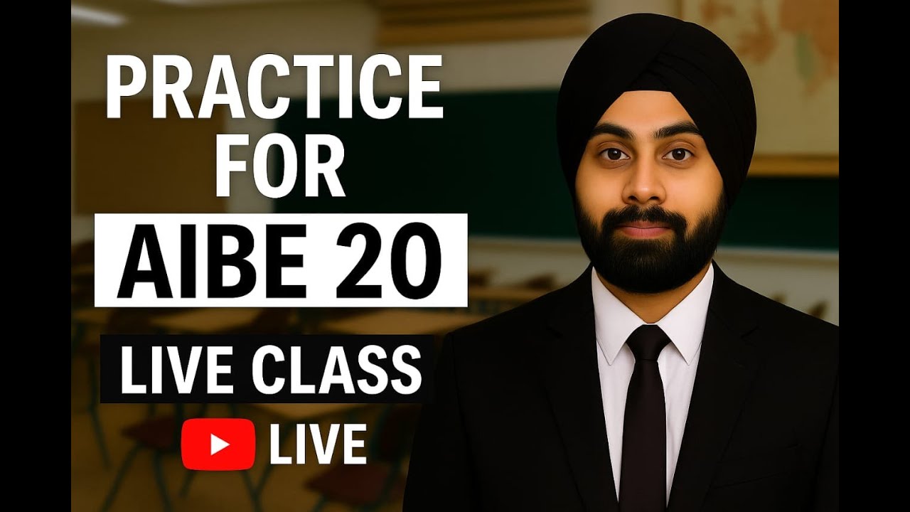 AIBE 20 LIVE 🔴 | Hindu Law Practice Session | Last Minute Revision & Important Questions