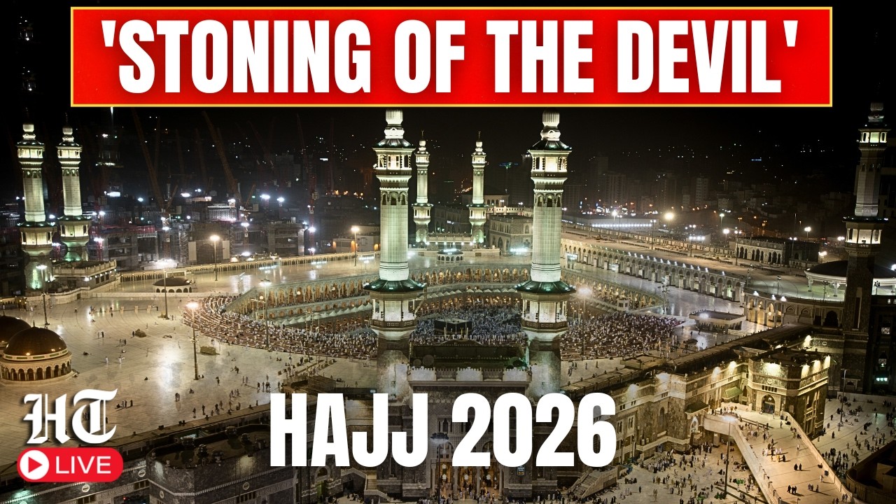 Hajj 2026 LIVE | Muslim Pilgrims Hurl Stones During 'Stoning Of The Devil&rsquo; Ritual | Hajj LIVE