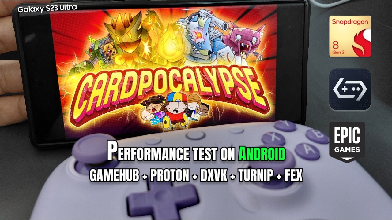 Cardpocalypse Running on Android! Galaxy S23 Ultra (Snapdragon 8 Gen 2) | GameHub + Proton 11