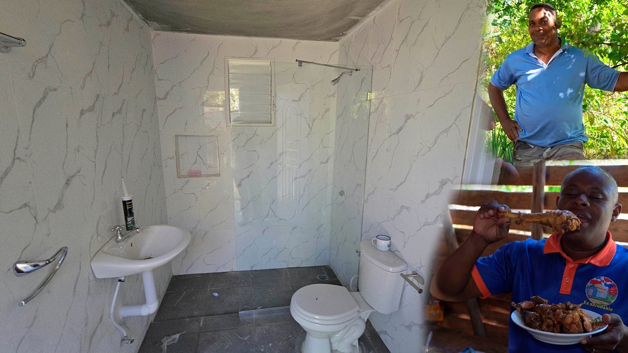 El Baño de Wilson Finalmente Terminado, Mira la Transformación