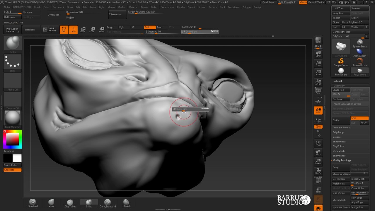 Crea tu primer modelo en ZBrush