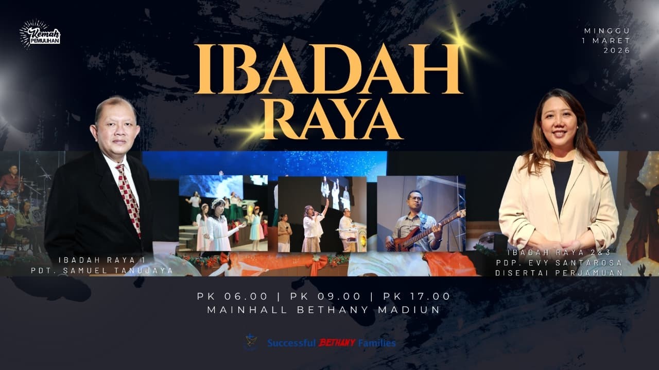 Ibadah Raya II - 1 Maret 2026 | Pdp. Evy Santarosa - Ibadah Sejati Bag.2