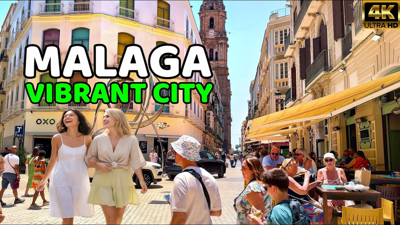 Málaga, Spain 🇪🇸 | Vibrant Summer 2025 in Costa del Sol | Andalusia Walking Tour [4K]