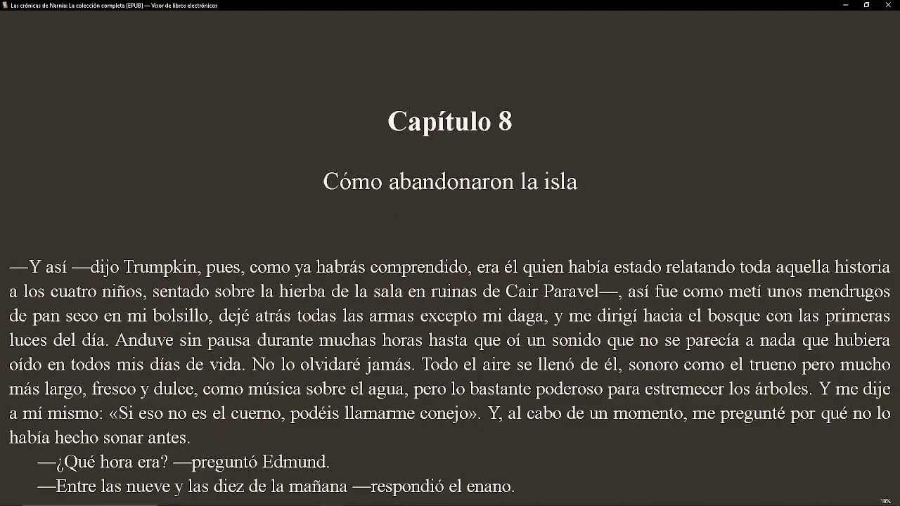 Lecturas Nocturnas: Las Crónicas de Narnia: El Príncipe Caspian - Cap. 8