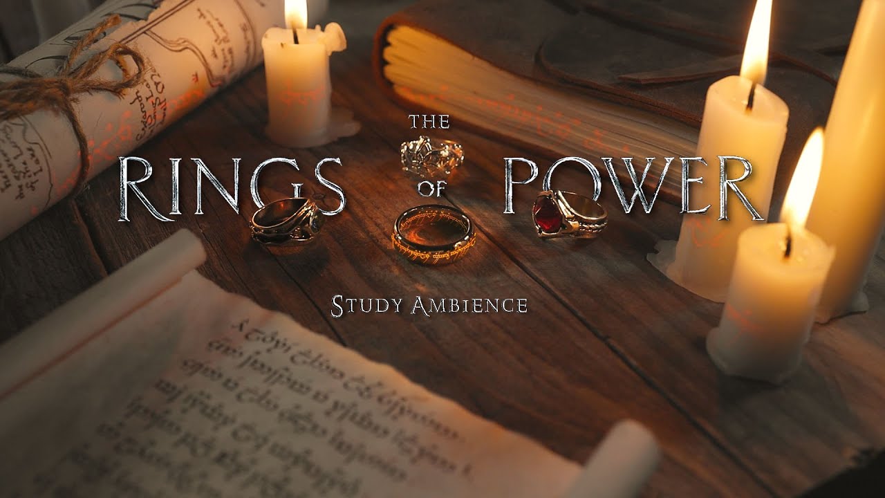 The Rings of Power Ambience | Night Sounds  Sauron's Voice & Calm Music for Sleep or Study | 3 Hours