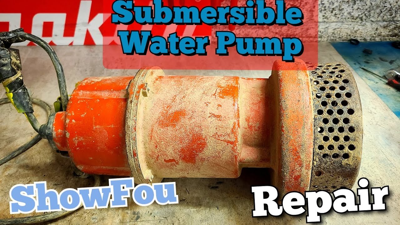 ShowFou Submersible water pump repair. How to replace a broken cable.