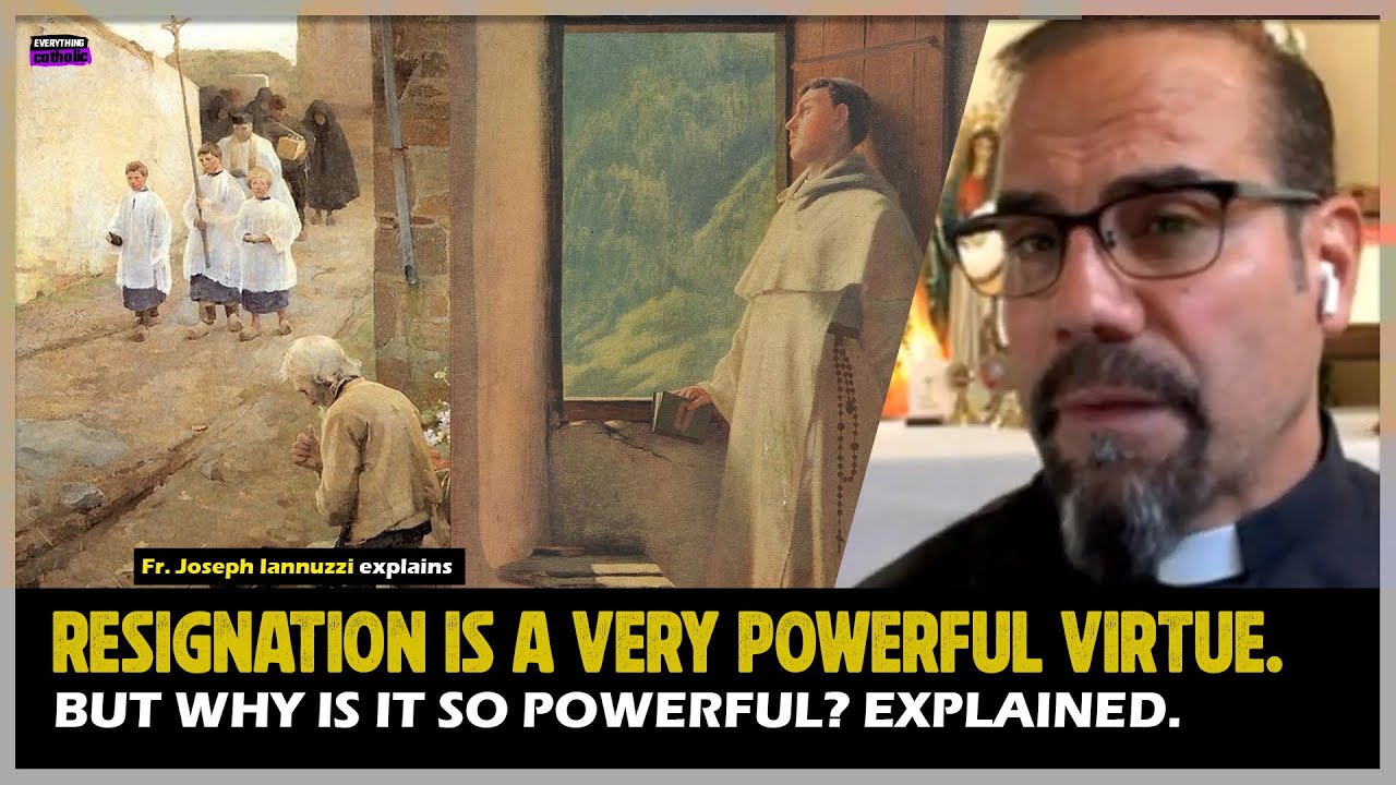 "Every difficulty you can't control is an occasion to exercise resignation." Fr. Joseph Iannuzzi
