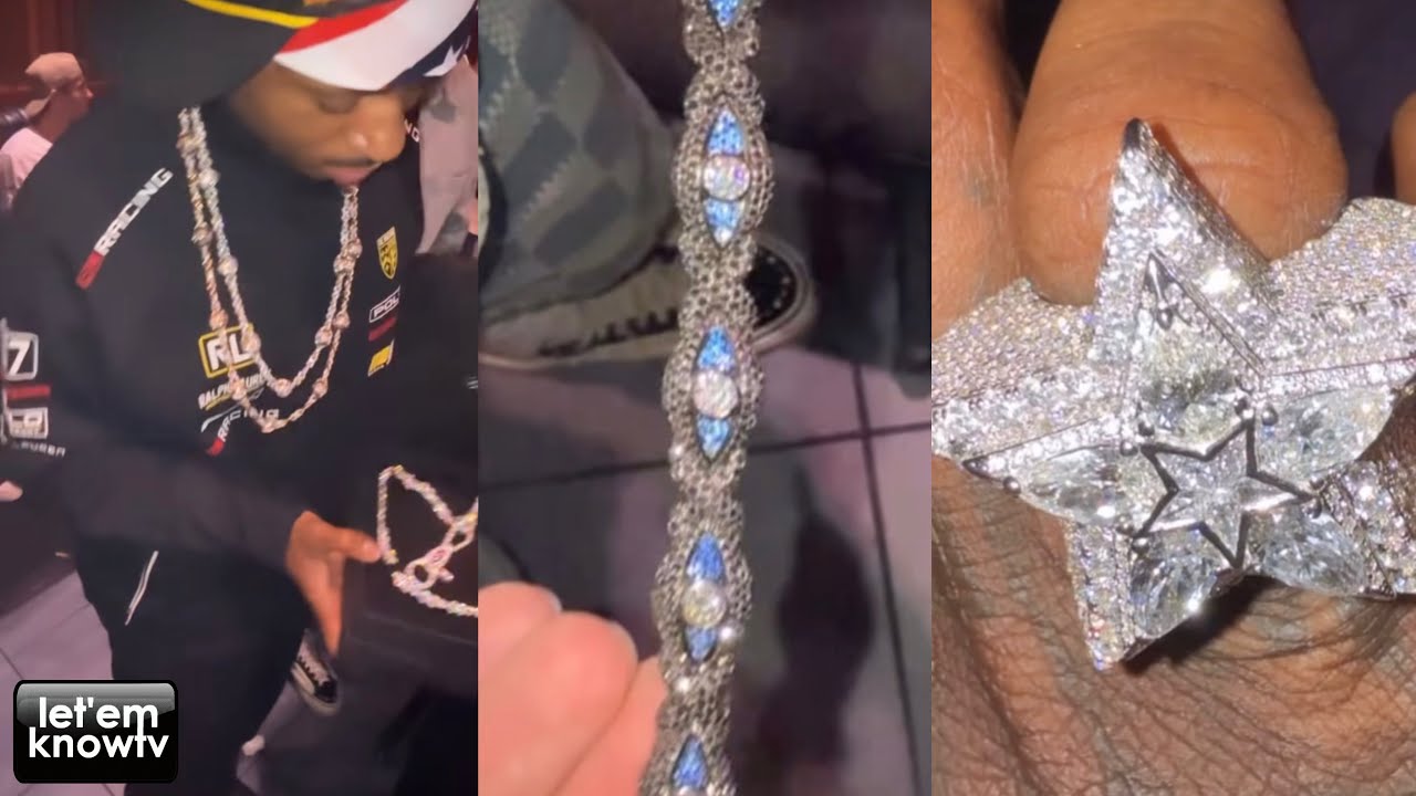 Young Thug Receives Several Pieces Of Jewelry From Metro Boomin, Cashxo & Others For His Birthday💧💦