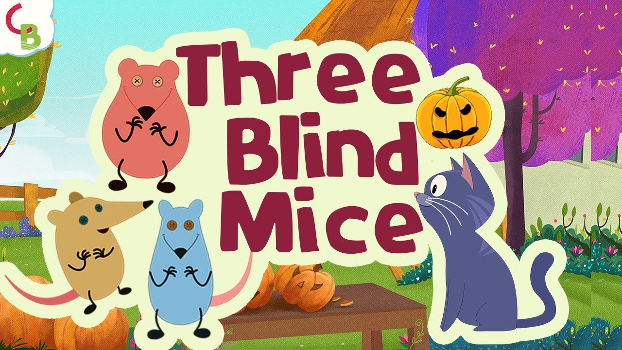 Three Blind Mice Nursery Rhyme Song with Lyrics | Children Rhymes and Baby Songs by Cuddle Berries