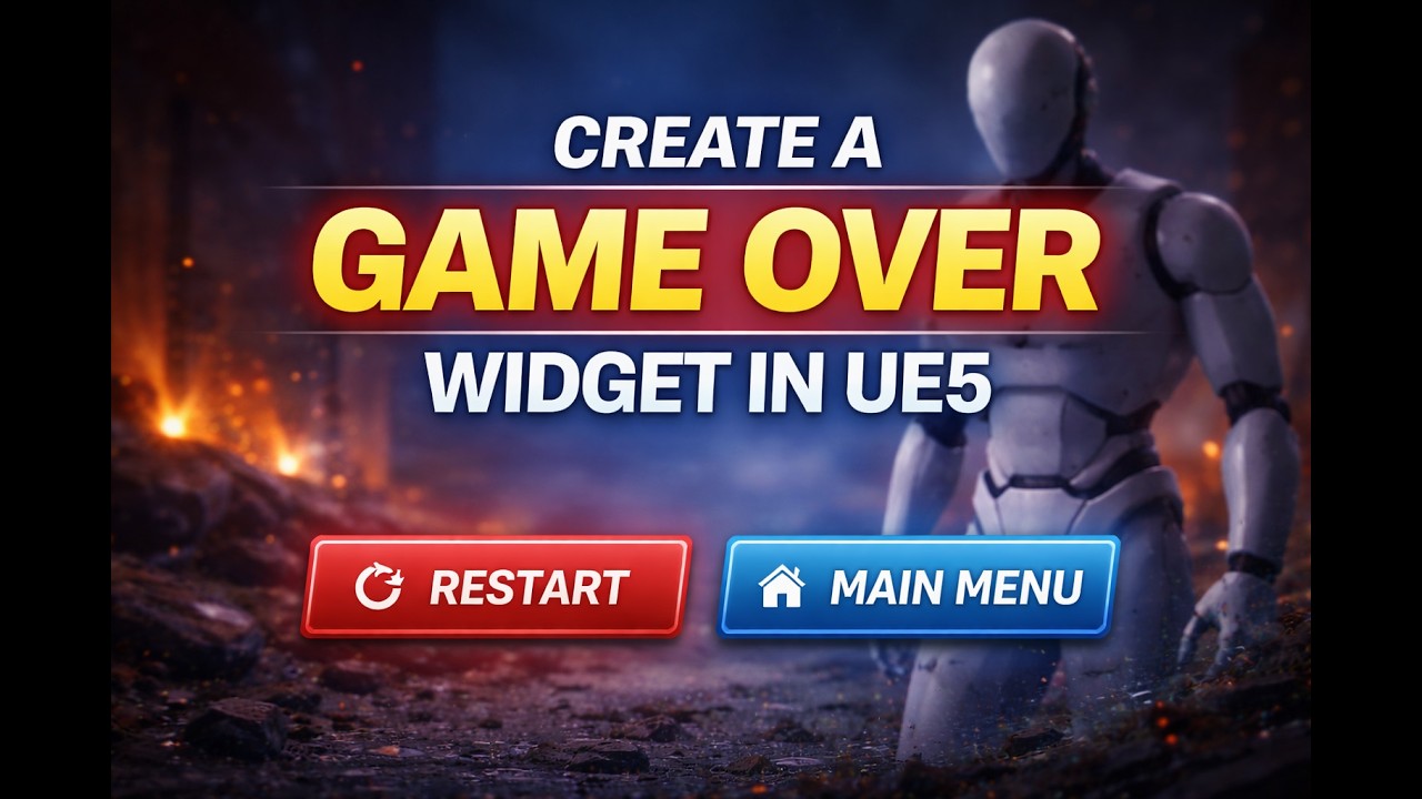 Create a Game Over Screen in UE5 (Blueprint Widget Tutorial)