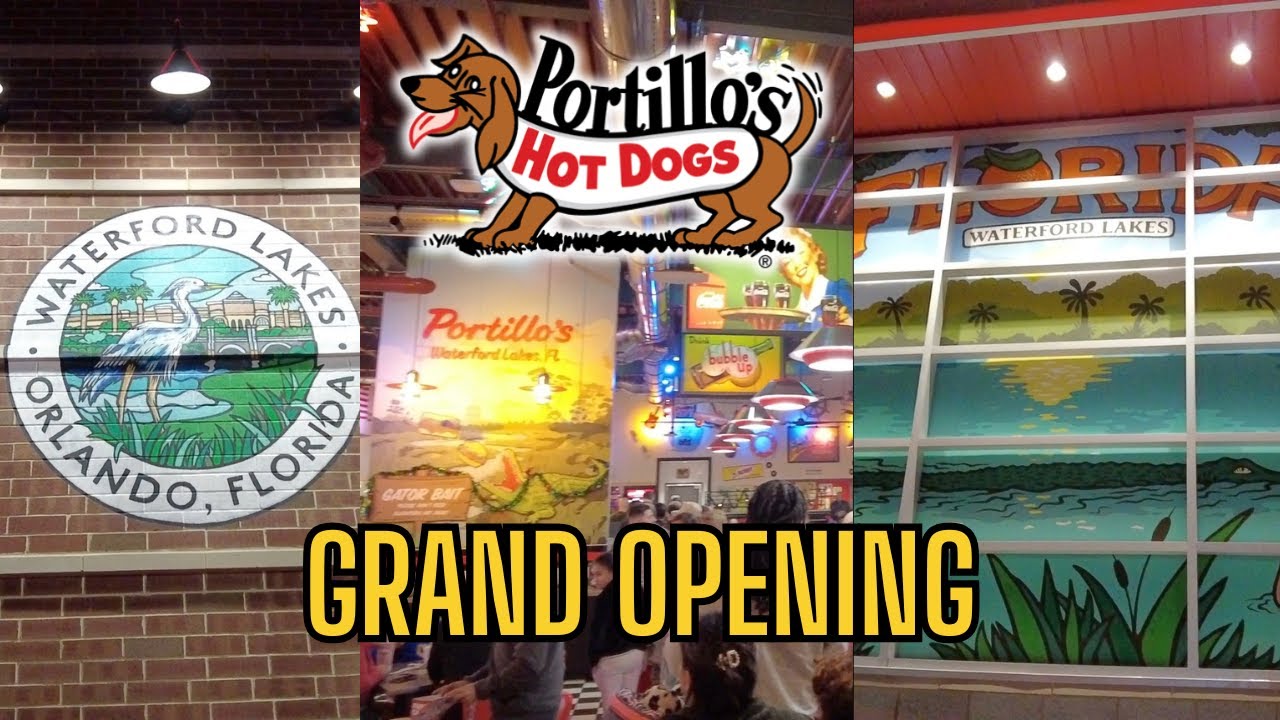 Portillo's is NOW OPEN at the Waterford Lakes Town Center in Orlando, FL!