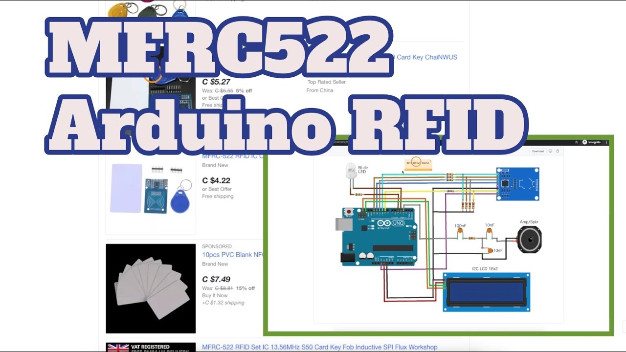 Обзор RFID-метки MFRC522 и пример проекта на Arduino.
