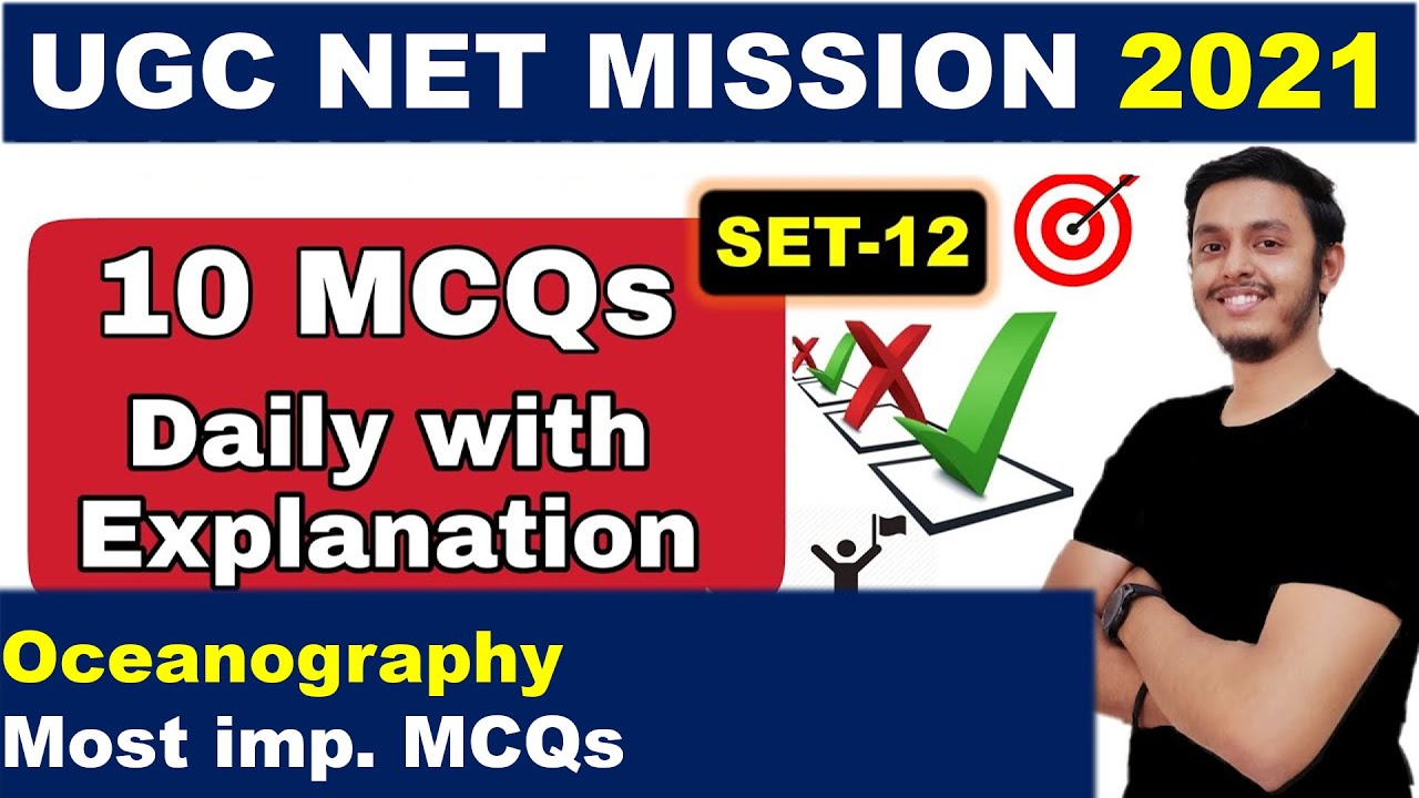 Oceanography most imp MCQs | UGC NET PYQs Geography | UGC NET MCQs Geography MCQs Set-12 |