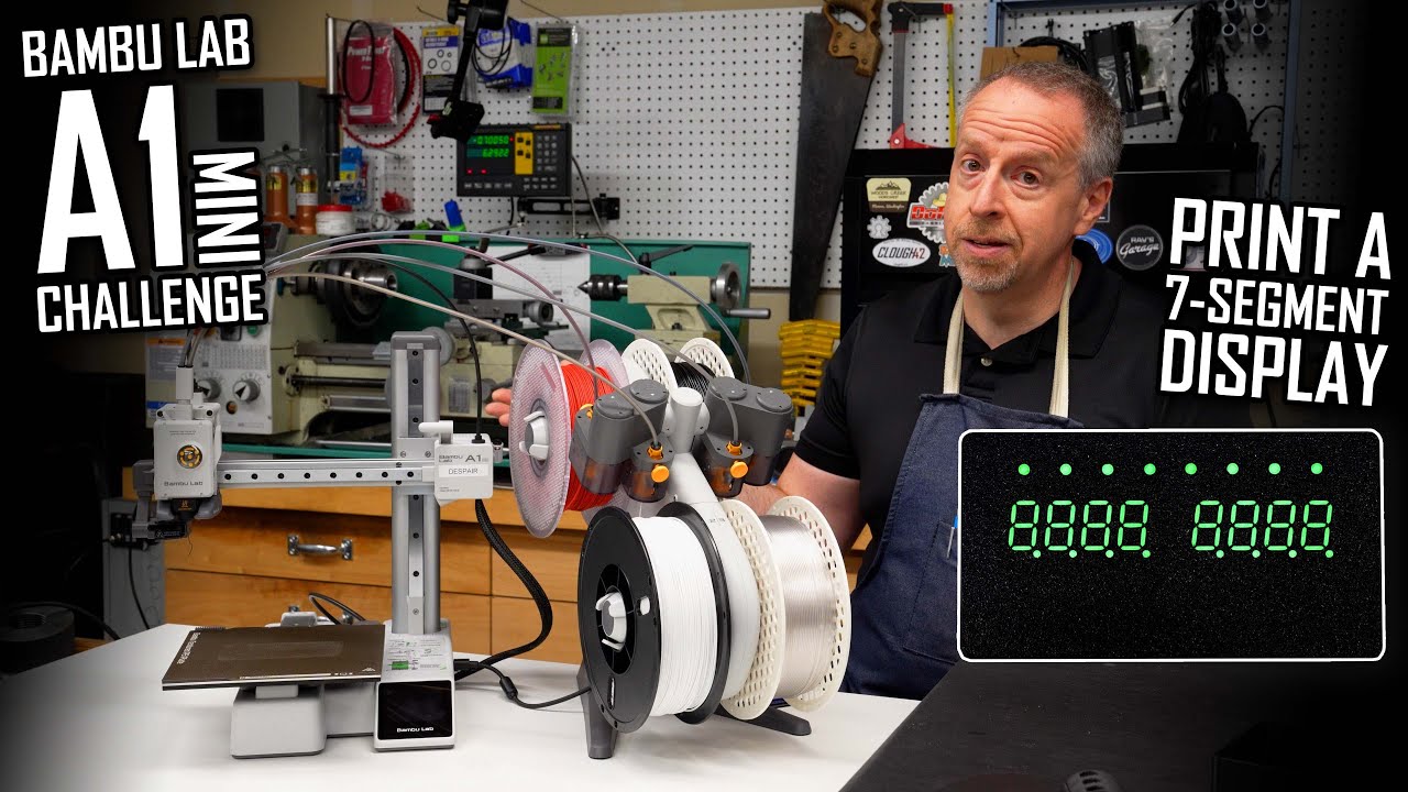 Challenge Accepted: Bambu Lab A1 Mini Printing a Flawless 7-Segment Display (Review)