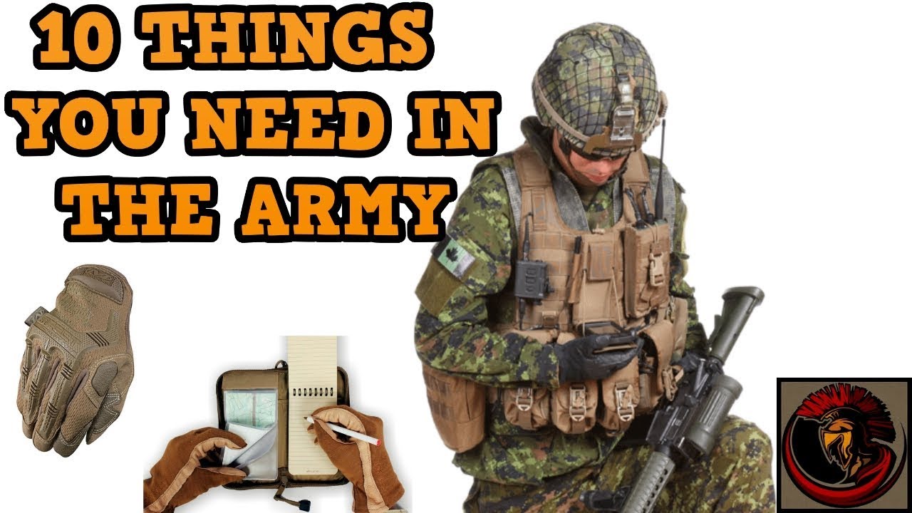 Top 10 ESSENTIAL personal equipment items for the Army