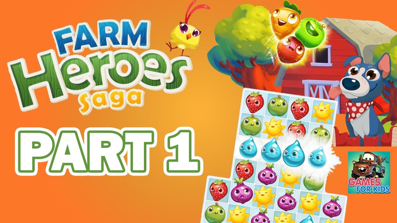 Farm Heroes Super Saga - PART 1 (Levels 1 - 7)  Android Gameplay HD