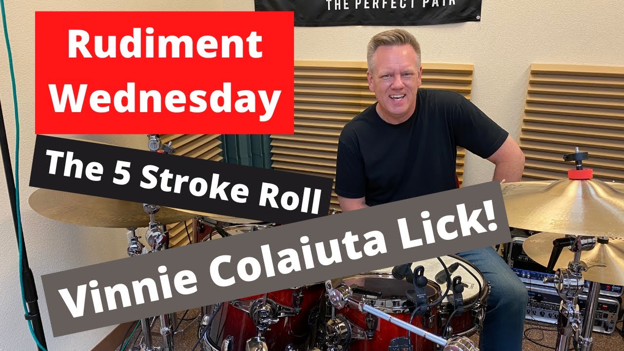 The 5 Stroke Roll - Vinnie Colaiuta Lick!