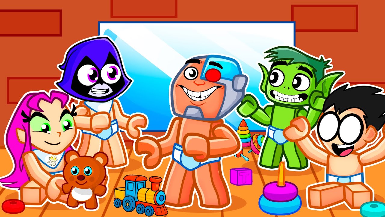 Teen Titans Turn INTO BABIES In Roblox