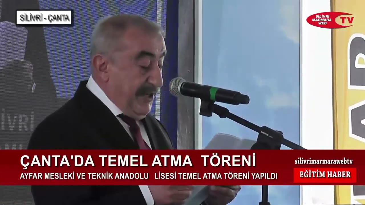 #Silivri,  Çanta'da Temel Atma Töreni