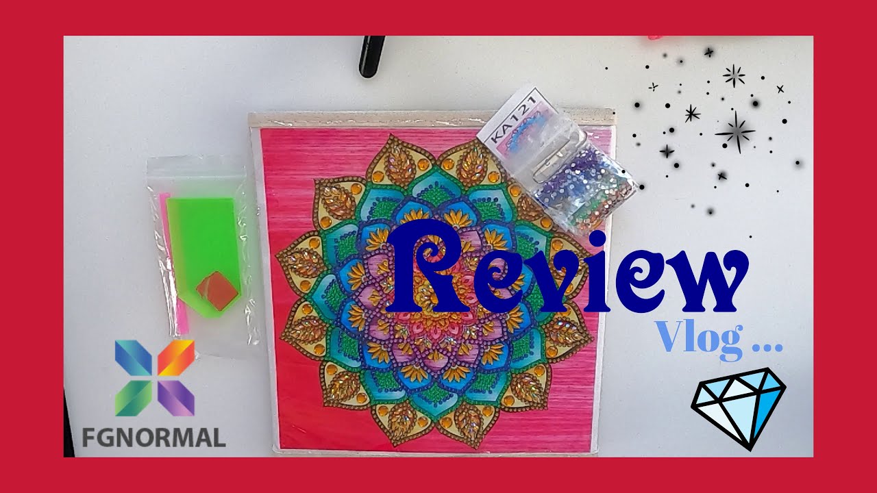 Review Organisateur #fgnormal  ✨ [Diamond Painting & Mini Vlog] 💎