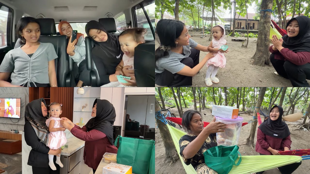 LEK LINA GIRANG POL NGERTI KINARA PAKAI BAJU PEMBERIANNYA - berkat untuk mak e🥰✨🤍
