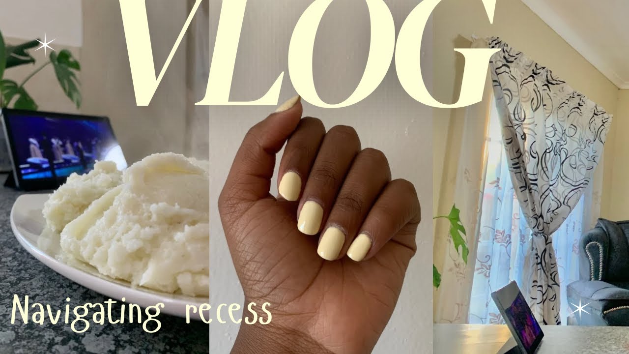 VLOG! Navigating Recess EP1: Home|| Cleaning|| Cooking|| Working on my spiritual life 🍒🤍