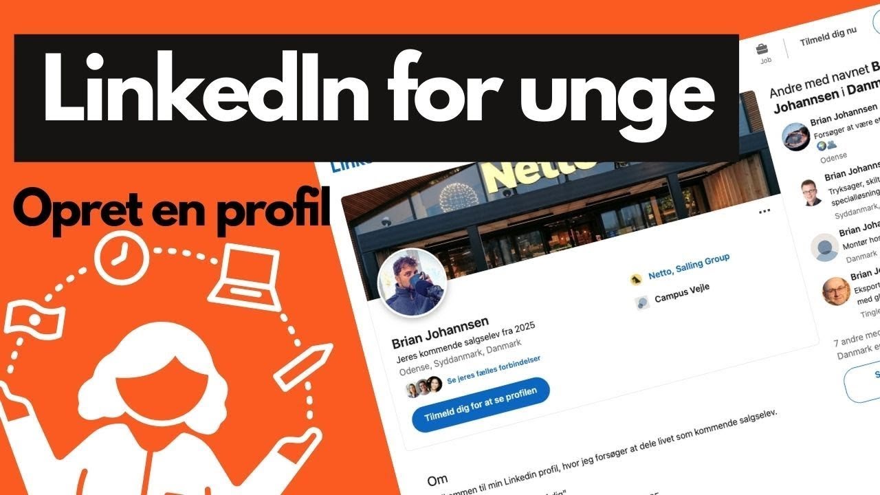 Kom i gang med LinkedIn (for unge)
