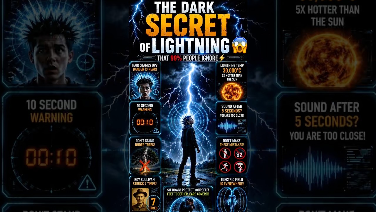 The Dark Secret Of Lightning That 99% People Ignore ⚡😱